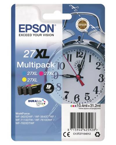 Epson Original - Tinte XL CMY - 27 DURABrite von Epson