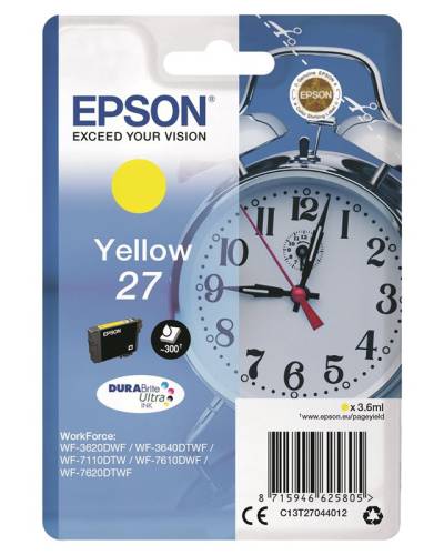 Epson Original - Tinte gelb - 27 DURABrite von Epson