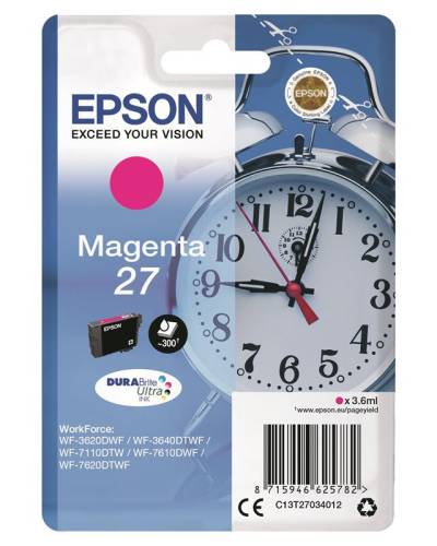 Epson Original - Tinte magenta - 27 DURABrite von Epson