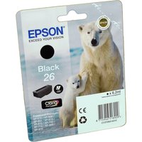 Epson Tinte C13T26014012 Black 26  schwarz von Epson