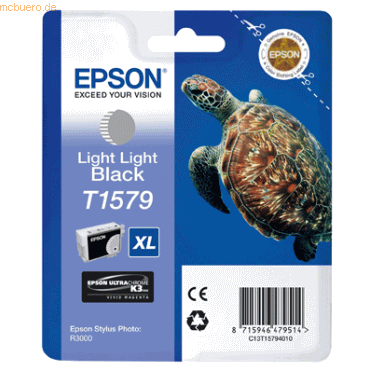 Epson Tintenpatrone Epson T15794010 grau light von Epson