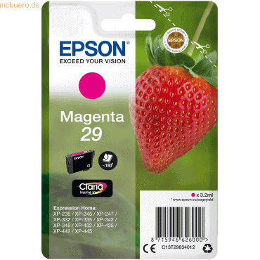 Epson Tintenpatrone Epson T2983 magenta von Epson