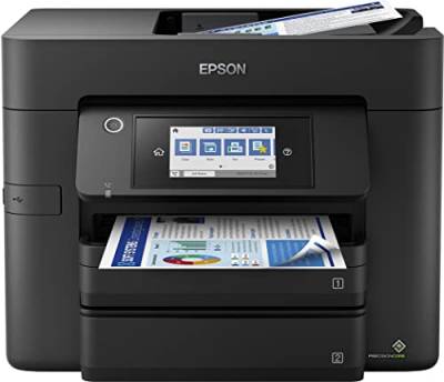 Epson Workforce Pro WF-4830DTWF 4-in-1 Business Tinten-Multifunktionsgerät (Druck, Scan, Kopie, Fax, ADF, WiFi, Ethernet, Full-Duplex, DIN A4), inkl. 4 Monate ReadyPrint Flex Tintentarif von Epson
