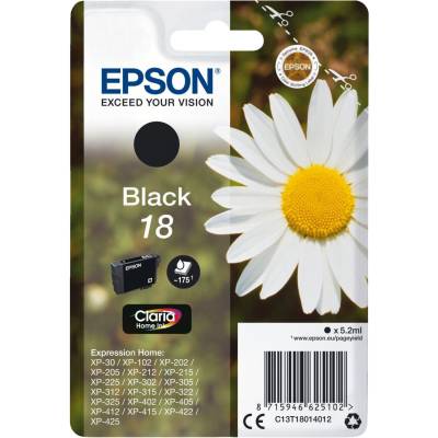 Tinte schwarz 18 (C13T18014012) von Epson