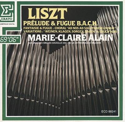 Franz Liszt: Marie-Claire Alain - The Great Organ Wor... CD von Erato
