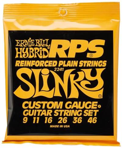 Ernie Ball Hybrid Slinky RPS Nickel Wound E-Gitarrensaiten, Stärke 9-46 von Ernie Ball