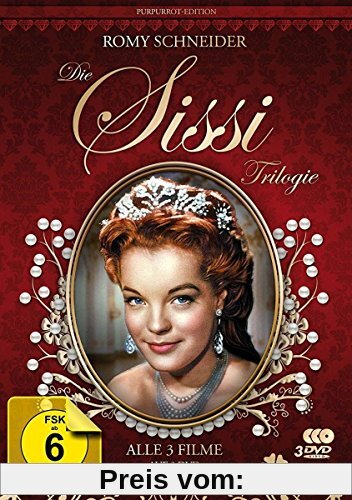 Sissi Trilogie - Purpurrot-Edition - Filmjuwelen [3 DVDs] von Ernst Marischka