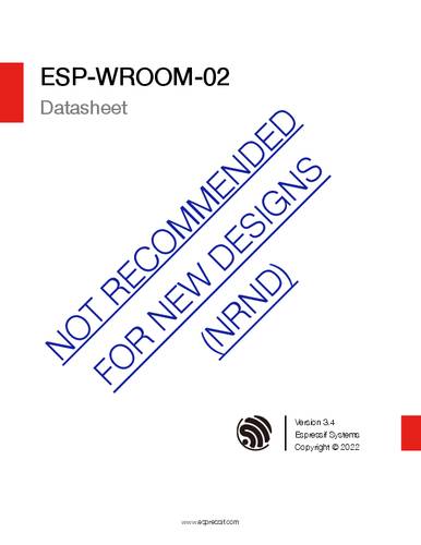 Espressif ESP-WROOM-02-N2 Entwicklungsboard von Espressif