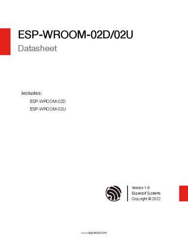 Espressif ESP-WROOM-02D-N4 Entwicklungsboard von Espressif