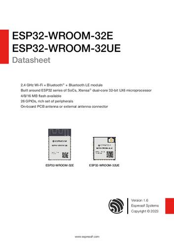 Espressif ESP32-WROOM-32E-N4 Entwicklungsboard von Espressif