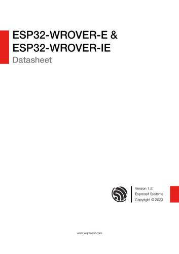 Espressif ESP32-WROVER-E-N16R8 Entwicklungsboard von Espressif