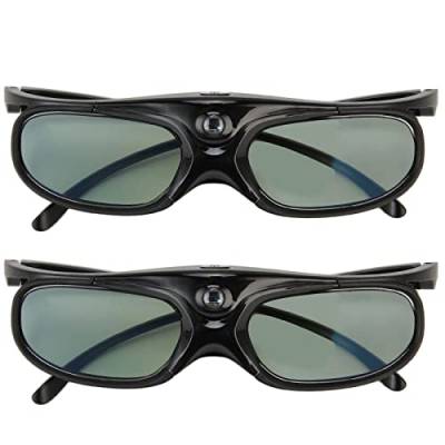 Estink DLP Link 3D-Brille, 3D-Aktiv-Shutter-Brille, Brille Im 3D-Stil, Linkes und Rechtes Auge Drehbar, für Vivitek, LTV 2500, LTV 3500, Vanish TV-Projektoren von Estink