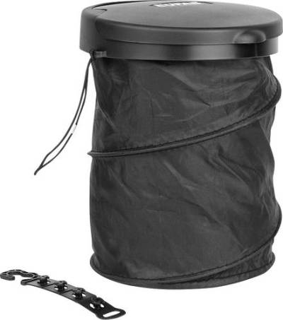 Eufab Garbage bucket foldable 17526 Mülleimer 4l (Ø x H) 160mm x 205mm Schwarz 1St. von Eufab