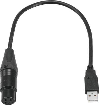 Eurolite 51860118 Audio-Kabel 0,4 m XLR USB Schwarz (51860118) von Eurolite