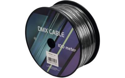 Eurolite DMX Kabel 2x0,22 100m sw von Eurolite
