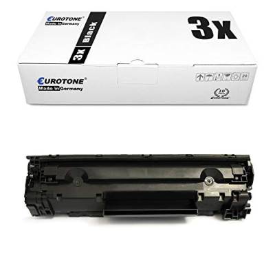 3X Müller Printware Toner kompatibel für Canon MF236n LBP151dw MF229dw MF249dw MF227dw MF247dw MF244dw MF211 MF226dn MF232w MF217w MF212w, 737 9435B002 Black von Eurotone