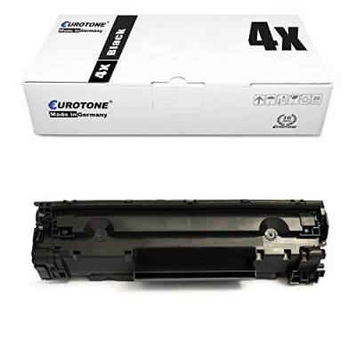 4X Müller Printware Toner kompatibel für Canon I-Sensys MF 4010 4018 4120 4122 4140 4150 4270 4320 4330 4340 4370 4380 4650 4660 4690 d DN pl, 0263B002 FX10 von Eurotone