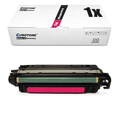 EOS-Toner Magenta, kompatibel für HP Color Laserjet CP3525 CM3530 CP 3525 cm 3530 kompatibel für HP 504A CE253A von Eurotone