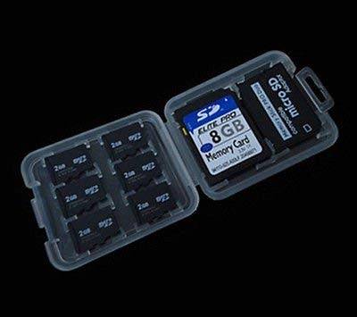 3 PACK – 8 in 1 Micro SD TF MS SD SDHC Speicherkarte Storage Halterung Box Kunststoff tragbare Jewel Case w/Alles aber Stromboli Mikrofaser Reinigung Kontakt Reinigungstuch von Everything But Stromboli