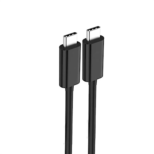 Ewent USB 2.0 USB-C auf USB-C Anschlusskabel für Datenübertragung und Laden, 1,0 m, Schwarz von Ewent