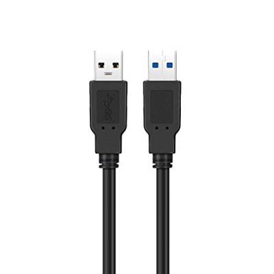Ewent USB 3.0 Typ A an EIN/Frau/Mann, geschirmtes Kabel Dual-28 AWG Kupfer, Übertragung von bis zu 5 GMbit Geschwindigkeit, Kabellänge 1 m, schwarz von Ewent