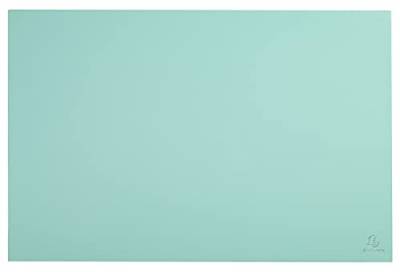 Exacompta 60163D Schreibunterlage Aquarel aus extra starkem Karton, perfekt für Büro und Homeoffice, Pastellfarbe Grün 58,5x38,5x0,5 cm Schreibtischunterlage kompatibel mit optische- und Lasermaus von Exacompta