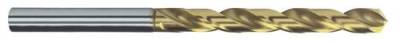 Exact 32603 HSS Metall-Spiralbohrer 8.9mm Gesamtlänge 125mm geschliffen, TiN DIN 338 Zylinderschaft von Exact