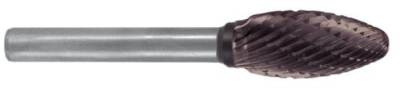 Exact 72413 Frässtift Hartmetall Spitzbogen Länge 65mm Schaftdurchmesser 6mm von Exact