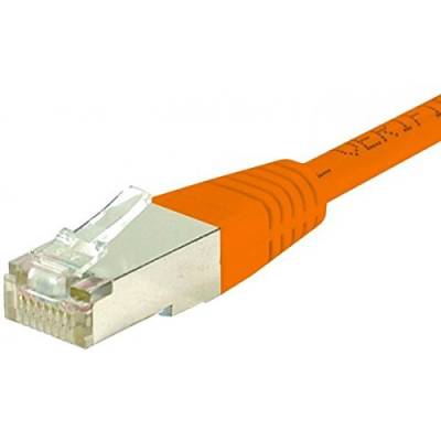 CONNECT 1 m Kupfer RJ45 Cat. 6 S/FTP Patch Cord – Orange von Exertis Connect