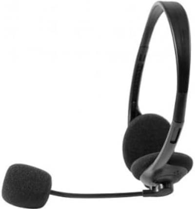 CUC exertis Connect 059222 Binaural Haarband Schwarz Kopfhörer – Kopfhörer (Medien/Mitteilung, binaural, Haarband, Schwarz, kabelgebunden, ohraufliegend) von Exertis Connect