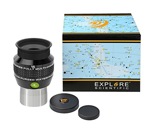 Explore Scientific 68° Ar Okular 16mm (1,25") mit EMD-Mehrschichtvergütung und Argonfüllung von Explore Scientific