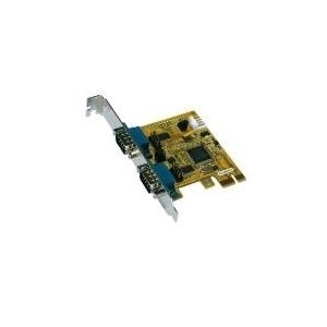 EXSYS GmbH PCIe 2S Seriell RS-232 Karte, MosChip (EX-44042-2) von Exsys