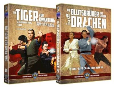 DIE TIGER VON KWANTUNG + DIE BLUTSBRÜDER DES GELBEN DRACHEN - Limited "Shaw Brothers Bundle" - BLU-RAY - UNCUT! (+ DVD) von FILM ART