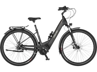 FISCHER Cita 7.0I Citybike (Laufradgröße: 28 Zoll, Rahmenhöhe: 43 cm, Damen-Rad, 630 Wh, Schiefergrau) von FISCHER