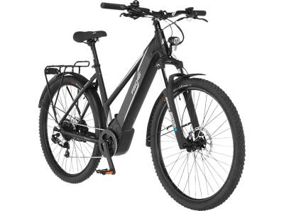 FISCHER TERRA 5.0i All Terrain Bike (ATB) (Laufradgröße: 27,5 Zoll, Rahmenhöhe: 49 cm, Damen-Rad, 504 Wh, Schwarz matt) von FISCHER