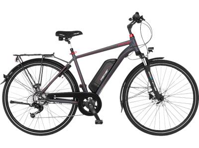 FISCHER Viator 1.0 Trekkingrad (Laufradgröße: 28 Zoll, Rahmenhöhe: 50 cm, Herren-Rad, 418 Wh, Dunkel anthrazit matt) von FISCHER