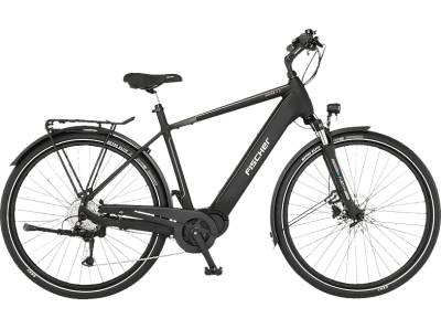 FISCHER Viator 4.2I Trekkingrad (Laufradgröße: 28 Zoll, Rahmenhöhe: 55 cm, Herren-Rad, 711 Wh, Schwarz matt) von FISCHER