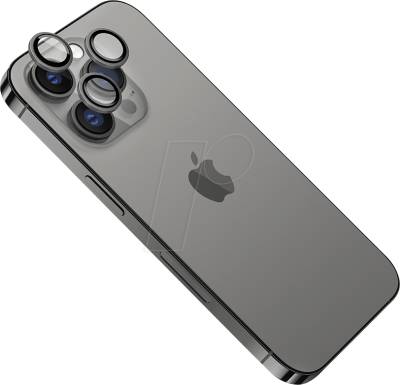 FIXGC2-1200-GR - Schutzfolie, Camera Glasses, iPhone 15/15 Plus, space gray von FIXED