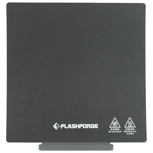 FLASHFORGE Adventurer 5M Pro 3D-Drucker-Plattform, Upgrade Magnetische Flexible PC Aufkleberplatte Hochtemperaturbeständig für den Druck von ABS/ASA/PC Materialien von FLASHFORGE