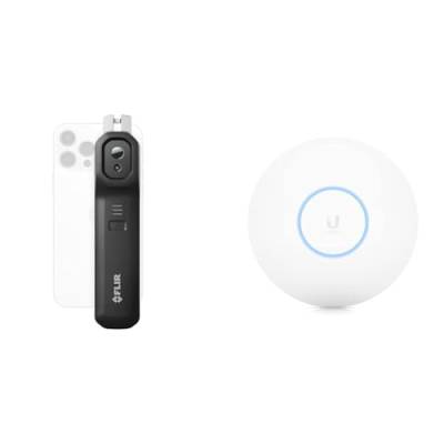 FLIR ONE EDGE PRO Wireless 160 × 120 IR camera with Ignite for iOS and Android & Ubiquiti HDMI UniFi 6 Pro Access Point - U6-Pro Wi-Fi 6, Dual Band von FLIR