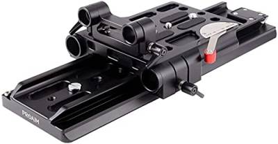 PROAIM 19-15mm Kamera-Grundplatte mit Schwalbenschwanz-Stativplatte|Universal-Aluminium-Schnellwechselplatte mit Schwalbenschwanz für DSLR-Video-Camcorder(CH-DTPQ-01) von FLYCAM