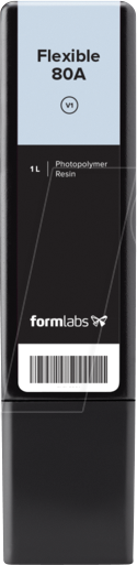 FORM KH FL80A 1L - 3D Druck, Kunstharz, flexibel 80A, 1l, für Form 2/3/3B von FORMLABS