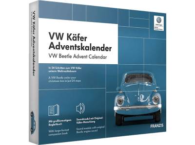 FRANZIS VW Käfer 2020 Adventskalender, Mehrfarbig von FRANZIS