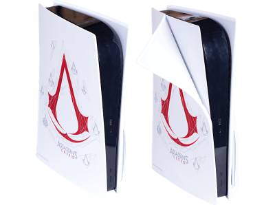 FREAKS & GEEKS Assassins Creed PS5 Konsole Soft Silicone Cover Konsolen-Cover für PS5, Weiß von FREAKS & GEEKS