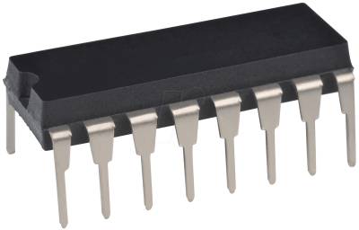 74HCT 151 - CMOS-Logik-Multiplexer, 8-Eingänge, 2 ... 6 V, DIL-16 von FREI