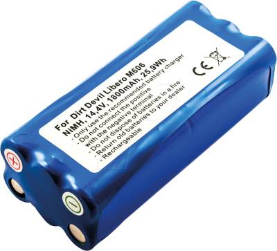 AKKU 31245 - Ersatzakku, Dirt Devil Libero M606, NiMh, 1800 mAh von FREI