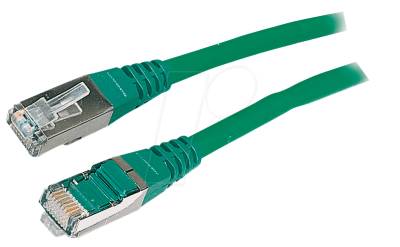 PATCHKABEL 1 GN - 1,0m Cat.5e-Kabel, grün, Netzwerkkabel RJ45 von FREI