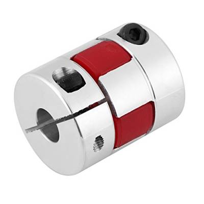 1 stück aluminiumlegierung plum wellenkupplung kuppler verbinden d25 l30 8mm bis 12mm für schrittmotor(8mm-8mm) von FTVOGUE