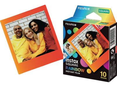 FUJIFILM instax SQUARE Film Rainbow Sofortbildfilm von FUJIFILM