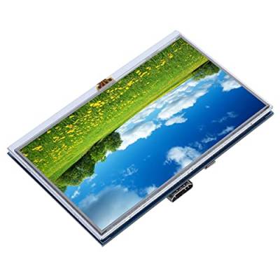Fafeicy 5-Zoll-Bildschirm HDMI LCD-Tablet-Zubehör 4-Draht-resistives Touch-Display für Raspberry Pi 3B +/4B, 0,34 A/DC5V, Elektronisches Bauteil von Fafeicy